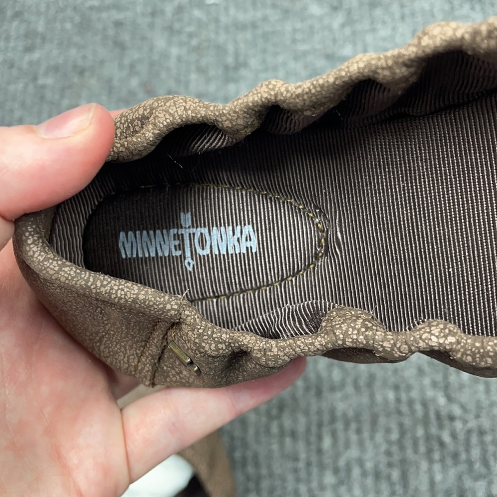 Minnetonka Brown Ballerina flats (2914) - Picture 7 of 8